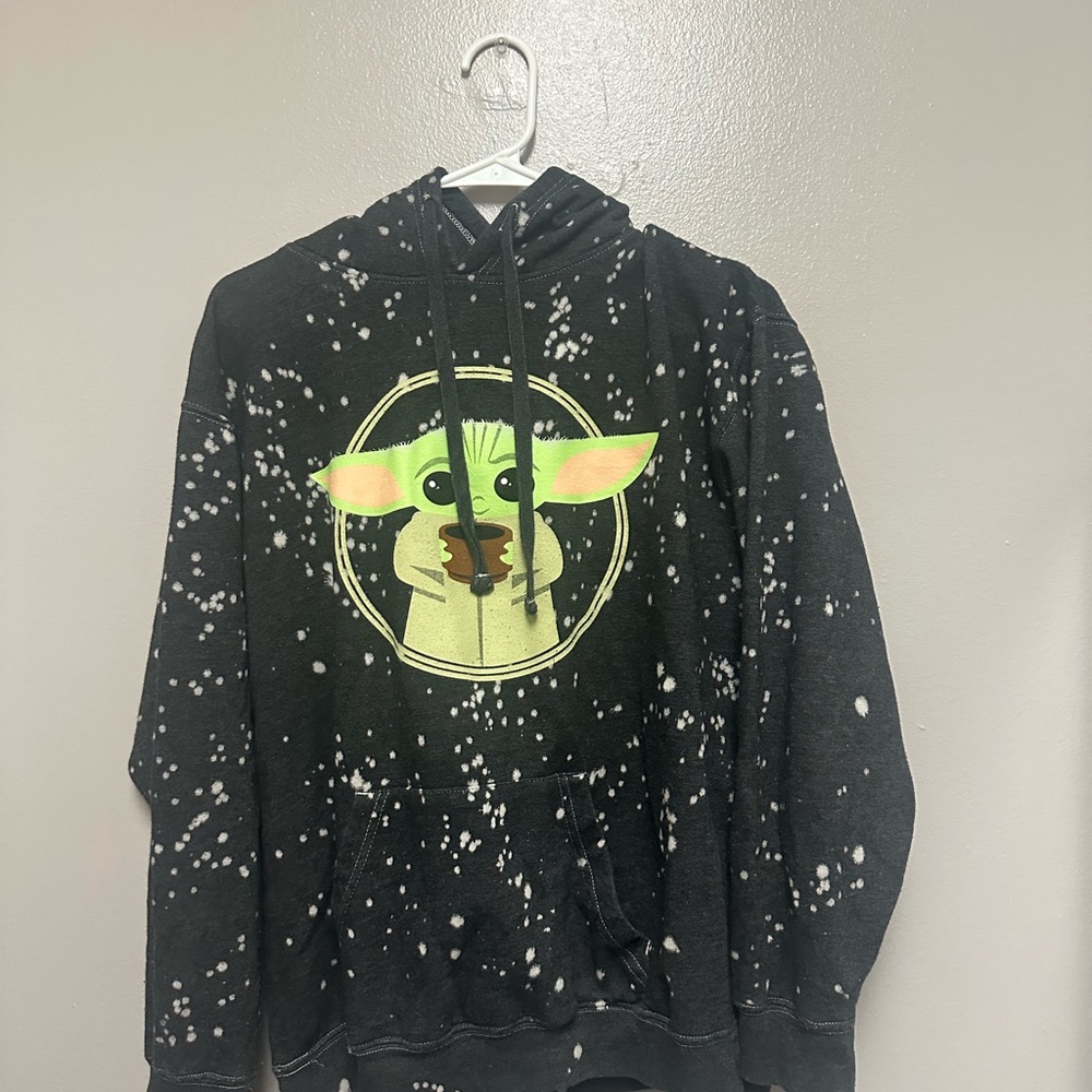Black Graphic Hoodie